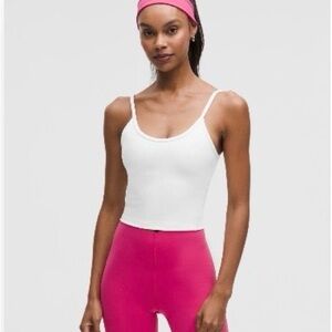 Lululemon Wonder Train U-Neck Strappy Ribbed Tank Top
